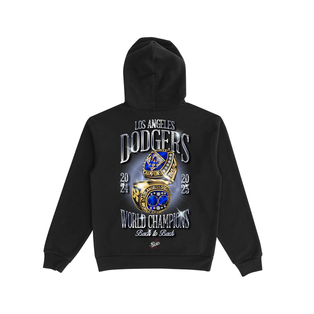 WORLD CHAMPIONS BACK TO BACK HOODIE – RISE LOS ANGELES